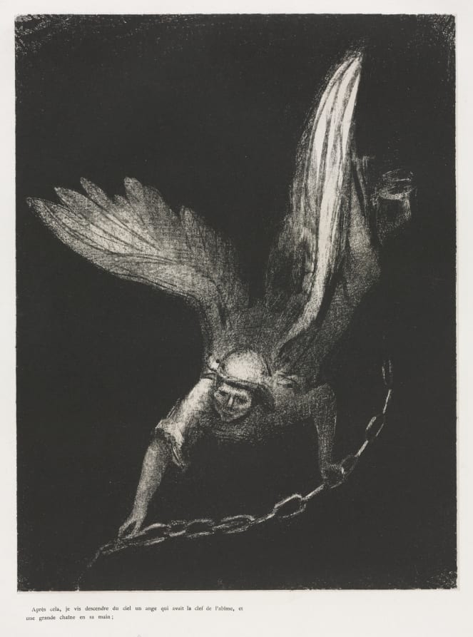 And I Saw an Angel Coming Down from Heaven, Having the Key — artwork