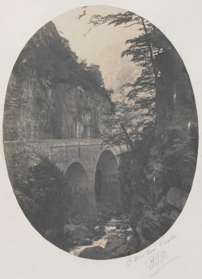 Gorge at Eaux Chaudes, Pyrenees — artwork