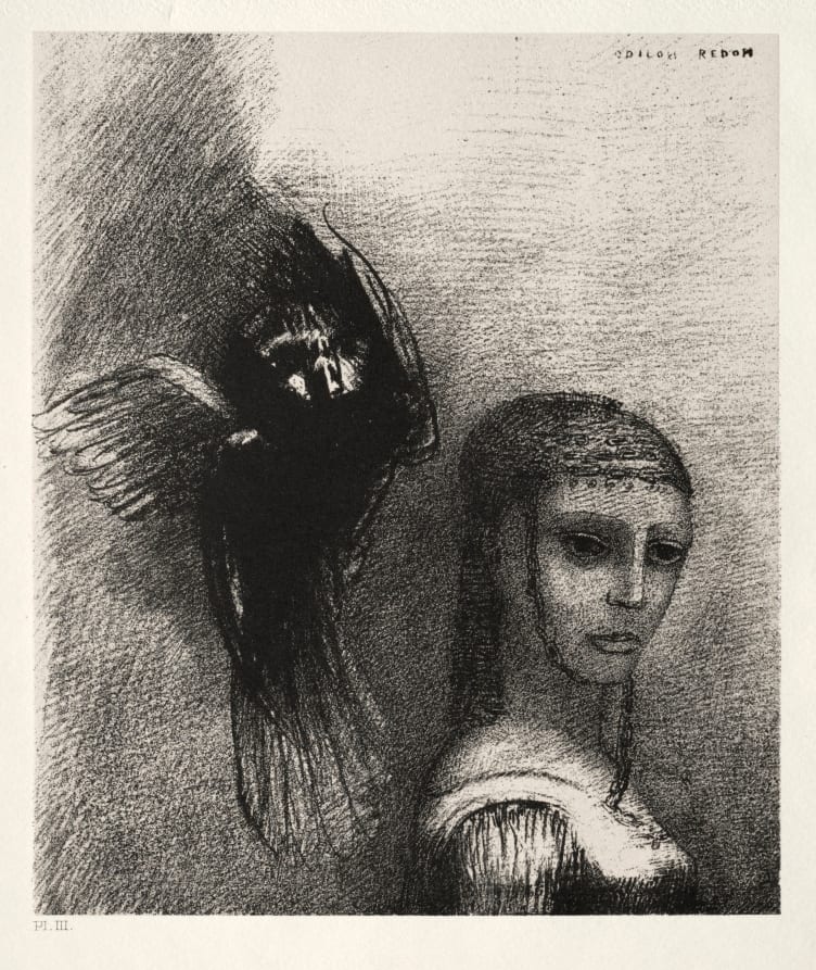 And a Large Bird, Descending from the Sky, Hurls Itself — artwork