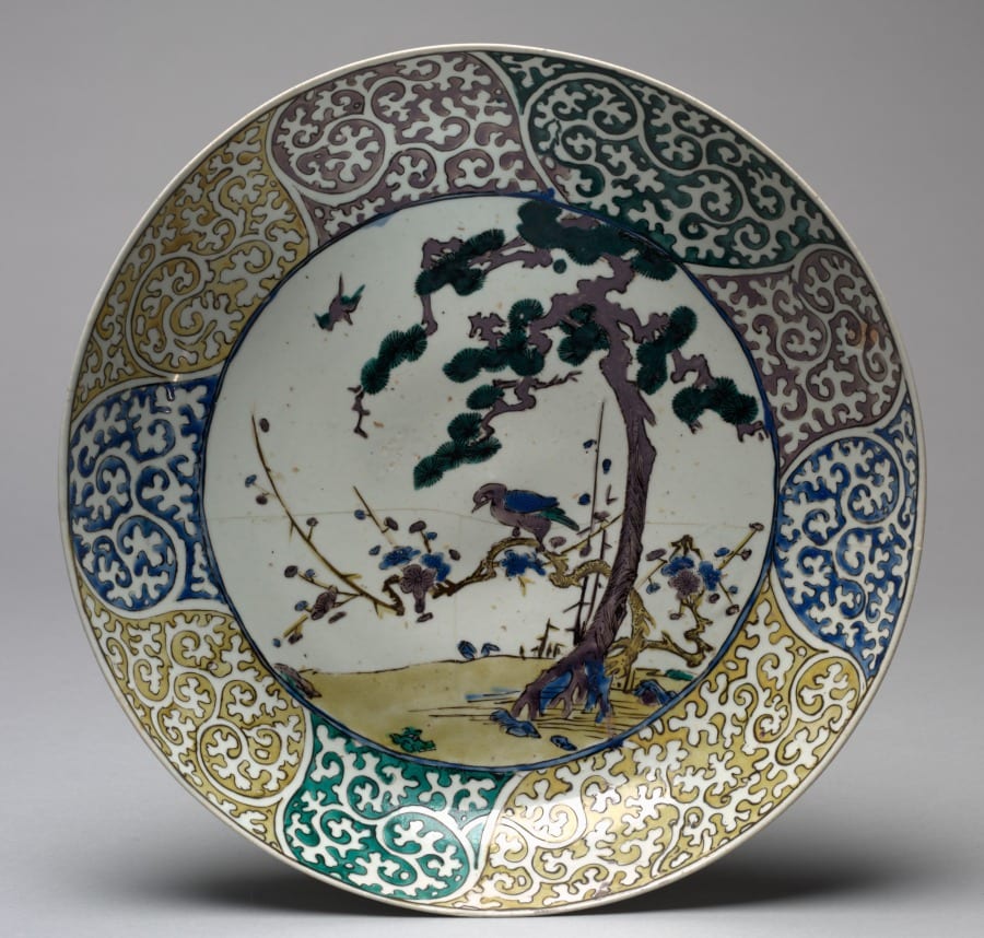 Plate with Bird and Flower — artwork