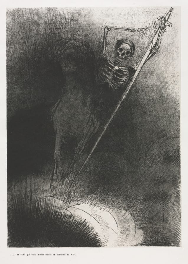 And His Name That Sat on Him Was Death — artwork