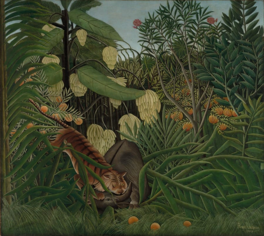 Fight Between a Tiger and a Buffalo — artwork