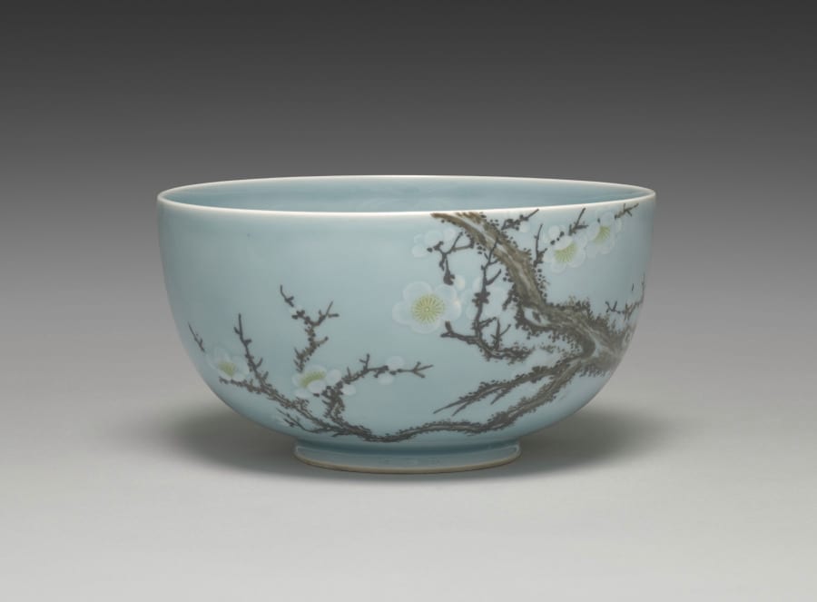 Sweets Bowl with Plum Tree — artwork