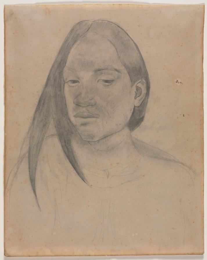 Head of a Tahitian Woman — artwork