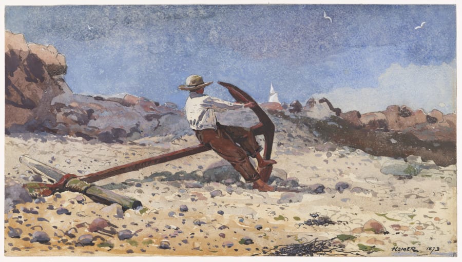 Boy with Anchor — artwork