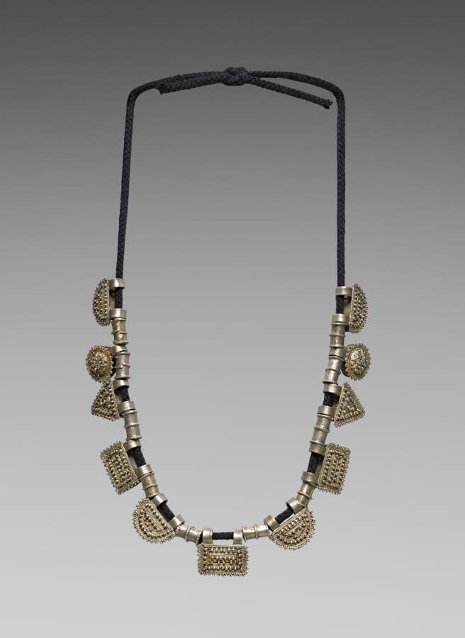 Necklace with amulet pendants — artwork