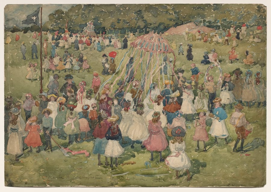 May Day, Central Park — artwork