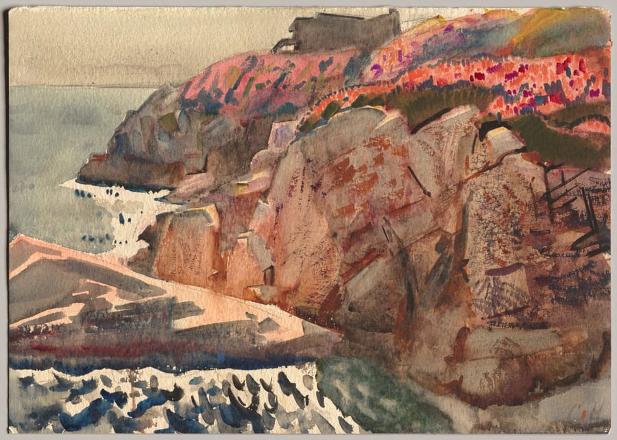 Cliffs, November — artwork